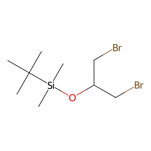 Silane, [2-bromo-1-(bromomethyl)ethoxy](1,1-dimethylethyl)dimethyl- structure