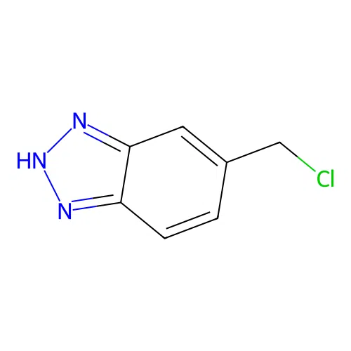 5-(chloromethyl)-2H-benzotriazole structure