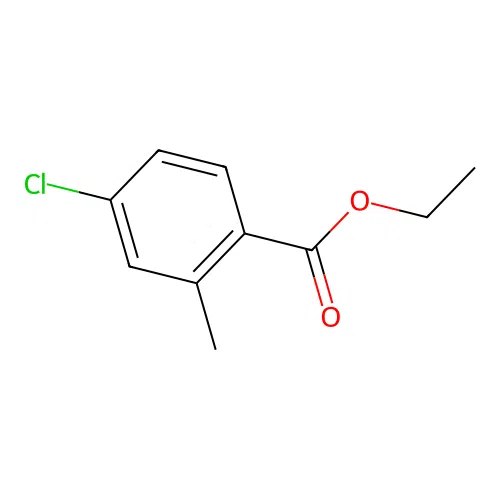 Benzoic acid, 4-chloro-2-methyl-, ethyl ester structure