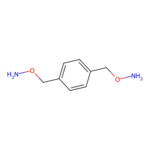 O-[[4-(aminooxymethyl)phenyl]methyl]hydroxylamine structure