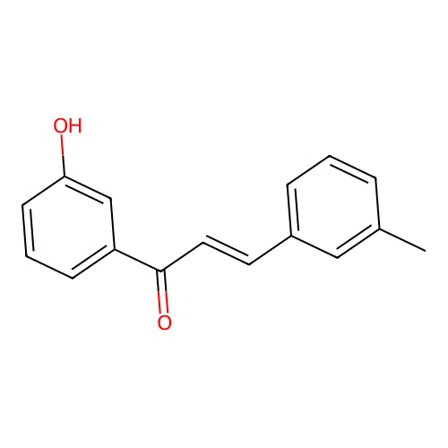 (2E)-1-(3-Hydroxyphenyl)-3-(3-methylphenyl)-2-propen-1-one structure
