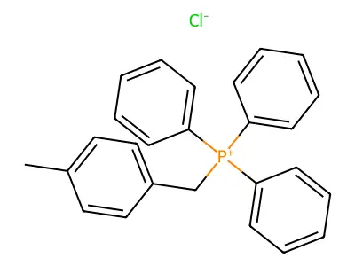 Phosphonium, ((4-methylphenyl)methyl)triphenyl-, chloride (1:1) structure