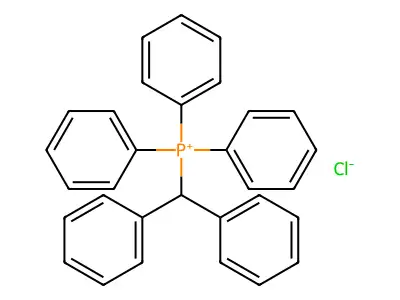 (Diphenylmethyl)triphenylphosphonium chloride structure