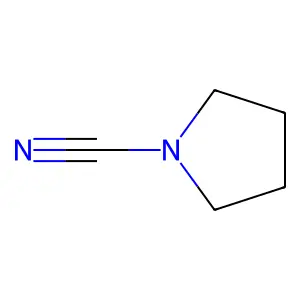 Pyrrolidine-1-carbonitrile structure