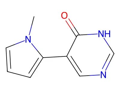 4(1H)-Pyrimidinone, 5-(1-methyl-1H-pyrrol-2-yl)- structure