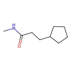 3-cyclopentyl-N-methylpropanamide structure