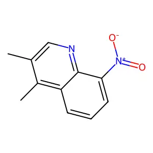 3,4-Dimethyl-8-nitroquinoline structure
