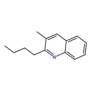 2-Butyl-3-methylquinoline structure
