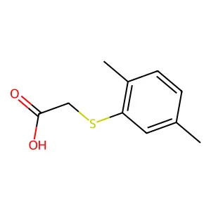 2-((2,5-Dimethylphenyl)sulfanyl)acetic acid structure