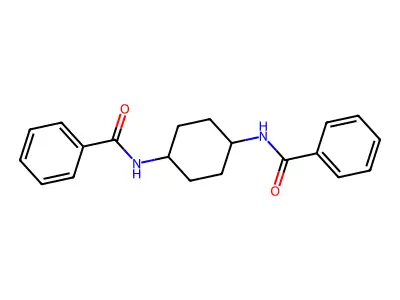 N-(4-benzamidocyclohexyl)benzamide structure
