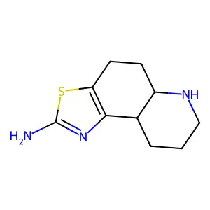 trans-4,5,5a,6,7,8,9,9a-Octahydrothiazolo(4,5-f)quinolin-2-amine structure