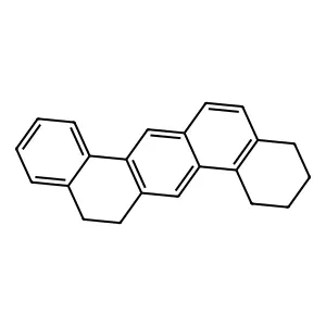 Dibenz(a,h)anthracene, 1,2,3,4,12,13-hexahydro- structure