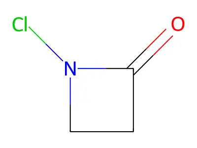 2-Azetidinone, 1-chloro- structure