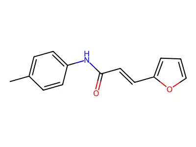 (2E)-3-(furan-2-yl)-N-(4-methylphenyl)prop-2-enamide structure