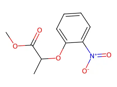 Methyl 2-(2-nitrophenoxy)propanoate structure