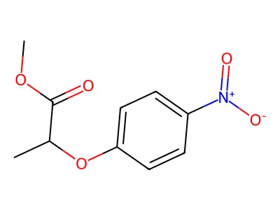 Methyl 2-(4-nitrophenoxy)propanoate structure