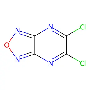 5,6-Dichloro-(1,2,5)oxadiazolo(3,4-b)pyrazine structure