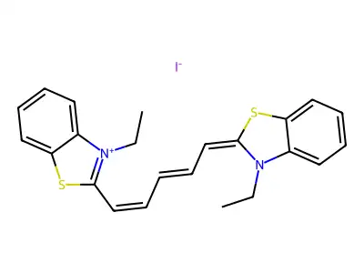 CAS 153502-66-0 - C23H23IN2S2 structure