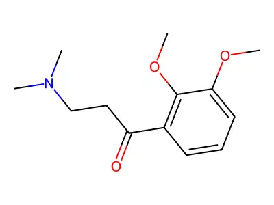 1-(2,3-Dimethoxyphenyl)-3-(dimethylamino)propan-1-one structure