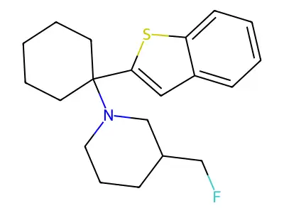 [(4-Fluorophenyl)imino]diethane-2,1-diyl bis(4-methylbenzenesulfonate) structure