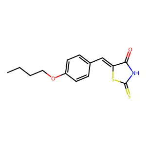 5-(4-Butoxy-benzylidene)-2-thioxo-thiazolidin-4-one structure