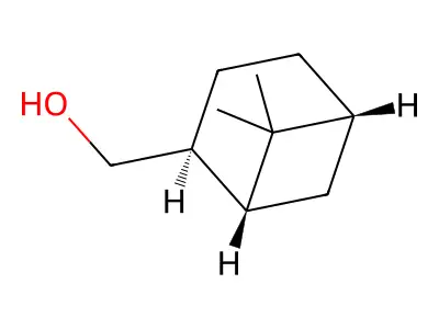 (1R,2S,5R)-6,6-Dimethylbicyclo(3.1.1)heptane-2-methanol structure
