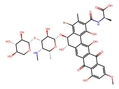 4-Bromopradimicin A structure