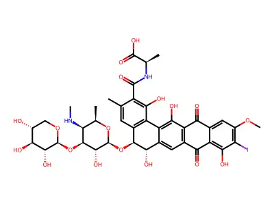 10-Iodopradimicin A structure