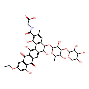 PRADIMICIN DER structure