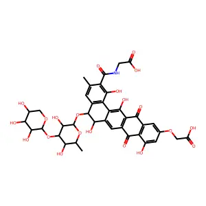 PRADIMICIN DER structure