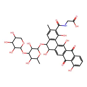 PRADIMICIN DER structure