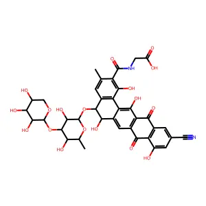 PRADIMICIN DER structure