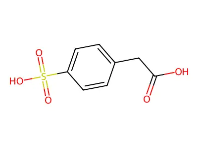(4-Sulfophenyl)acetic acid structure