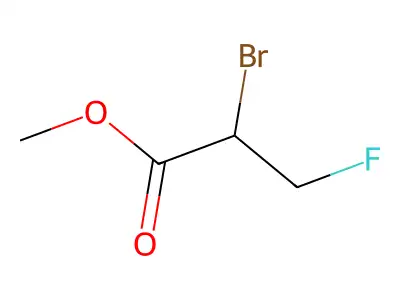 2-Bromo-3-fluoropropionic acid methyl ester structure