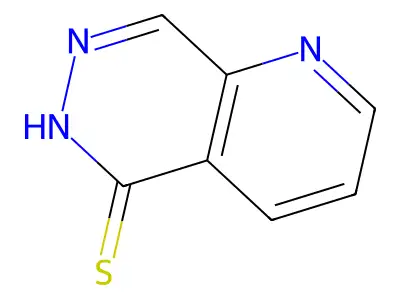 Pyrido[2,3-d]pyridazine-5(6H)-thione structure
