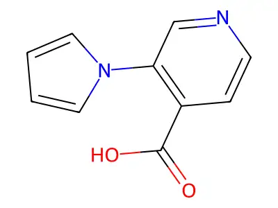 3-pyrrol-1-ylpyridine-4-carboxylic Acid structure