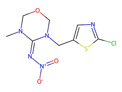Thiamethoxam structure