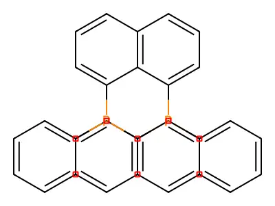 1,8-(Diphenylphosphino)naphthalene structure