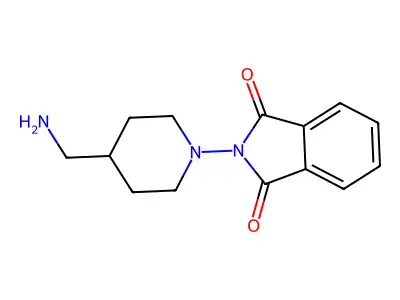 2-(Piperidin-4-ylmethyl)isoindoline-1,3-dione structure