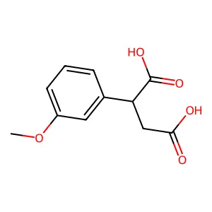2-(3-Methoxyphenyl)succinic acid structure