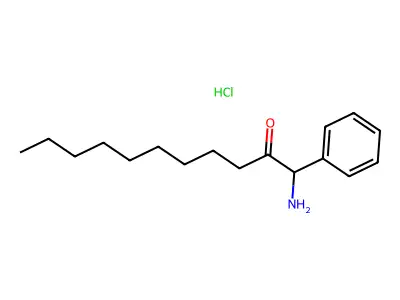 1-Amino-1-phenylundecan-2-one--hydrogen chloride (1/1) structure