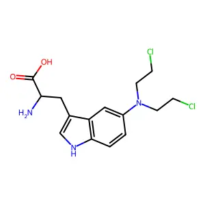Tryptophan mustard, DL- structure