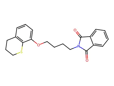 8-((4-Phthalimidobutyl)oxy)thiochroman structure