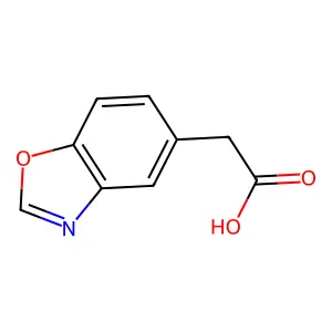 2-(1,3-Benzoxazol-5-yl)acetic acid structure