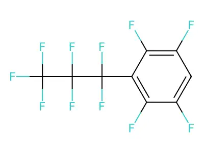 1,2,4,5-Tetrafluoro-3-(heptafluoropropyl)benzene structure