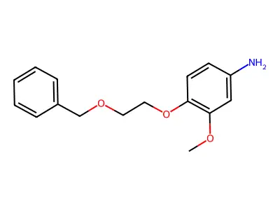 4-(2-(Benzyloxy)ethoxy)-m-anisidine structure