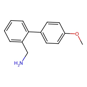 [2-(4-Methoxyphenyl)phenyl]methanamine structure