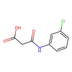 3-(3-Chloroanilino)-3-oxopropanoic acid structure