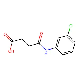 4-[(3-Chlorophenyl)amino]-4-oxobutanoic acid structure