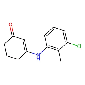 3-[(3-Chloro-2-methylphenyl)amino]cyclohex-2-en-1-one structure